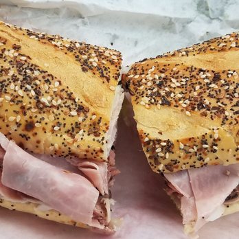 DiBella's Subs - Everything bread, medium, Unvle Louis. About 9 bucksish. Great sub! - Delis Near Me - Syracuse, New York DiBella's Subs - Everything bread, medium, Unvle Louis. About 9 bucksish. Great sub! - Delis Near Me - Syracuse, New York