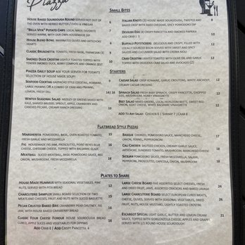 Piazza Bar - Small bites, starters, and flatbread menu - Pizza Near Me - Carson City, Nevada