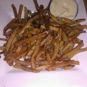 The Abbey - truffle fries with garlic mayo - New American Near Me - Brookline, Massachusetts
