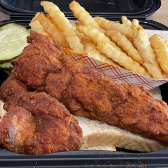 Dave's Hot Chicken - Combo #1, two tender combo, extra hot - Chicken Shop Near Me - Denver, Colorado