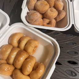 Glaze 12 Mini Donuts, cinnamon sugar 12 Mini Donuts
