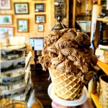 Grindstone General Store - Baileys small waffle cone - Ice Cream & Frozen Yogurt Near Me - Port Austin, Michigan
