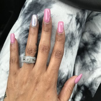 Royal Nail Spa - A little chrome! Better in person!! - Nail Salons Near Me - Kent, Washington Royal Nail Spa - A little chrome! Better in person!! - Nail Salons Near Me - Kent, Washington