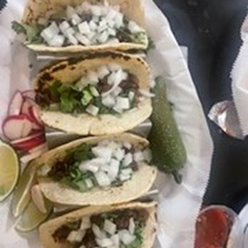 The Mango Peel - Steak tacos.    Delish! - Mexican Near Me - Elkin, North Carolina
