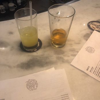 Thistle Draftshop - "Vodka" (wine based?!) drink on the left - Beer, Wine & Spirits Near Me - Spring, Texas Thistle Draftshop - "Vodka" (wine based?!) drink on the left - Beer, Wine & Spirits Near Me - Spring, Texas