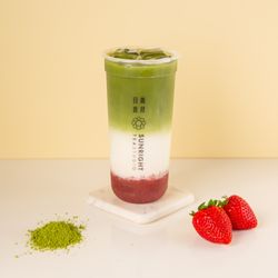 Sunright Tea Studio - U District - Strawberry Matcha Latte