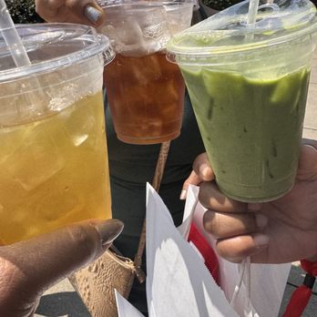 Unhinged Coffee - Matcha with Vanilla syrup, black currant tea and Watermelon Mint tea - Coffee & Tea Near Me - Knightdale, North Carolina Unhinged Coffee - Matcha with Vanilla syrup, black currant tea and Watermelon Mint tea - Coffee & Tea Near Me - Knightdale, North Carolina