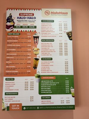 Menu photo 7 Halo Haus Buena Park, CA