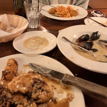 Portofino Trattoria - Chicken Marsala mussels in a white wine sauce. - Wine Bars Near Me - St. Charles, Illinois