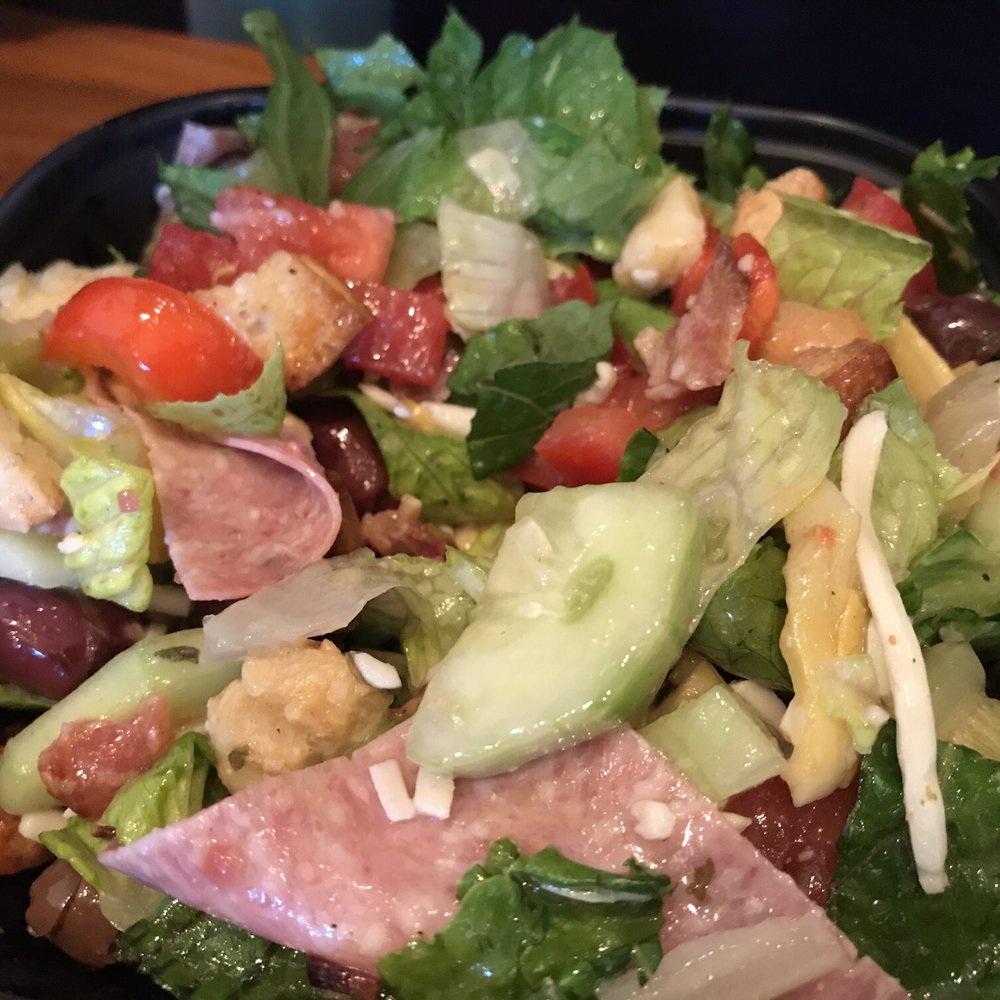 BRK Pizza - Italian Salad w/things added...VG!!! - Pizza Near Me - Naples, Florida BRK Pizza - Italian Salad w/things added...VG!!! - Pizza Near Me - Naples, Florida