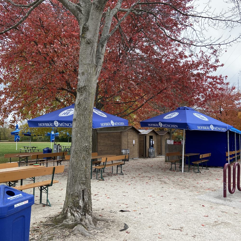 Estabrook Beer Garden - lights are up (though you can barely see them here)! 10/2020 - Beer Gardens Near Me - Milwaukee, Wisconsin Estabrook Beer Garden - lights are up (though you can barely see them here)! 10/2020 - Beer Gardens Near Me - Milwaukee, Wisconsin