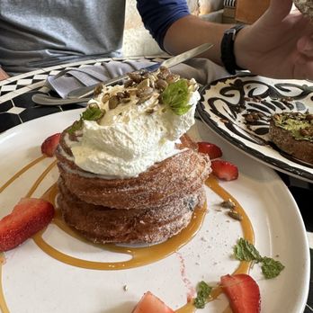 Domingo - Churro pancakes! Life changing. - Cocktail Bars Near Me - San Antonio, Texas Domingo - Churro pancakes! Life changing. - Cocktail Bars Near Me - San Antonio, Texas