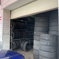Round Used Tire