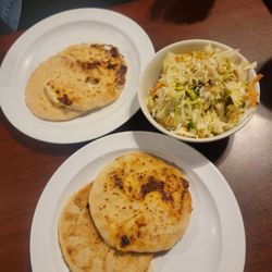 El Chalate - Queso Papusa top, Chicharron y Queso Papusa bottom (11/11/23)