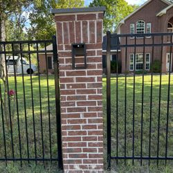 Ark Fence Company - Brick columns