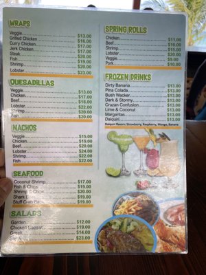 Menu photo 4 Spratnet Beach Bar & Grill Saint Croix, VI