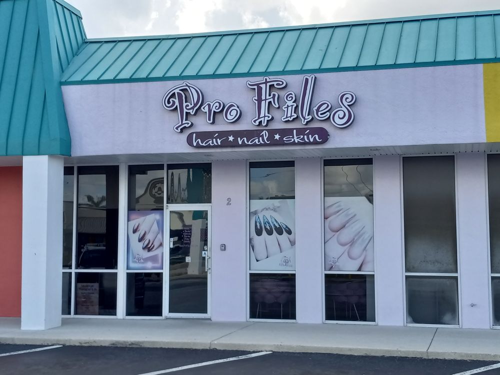 Pro Files Hair Nail and Skin Logo