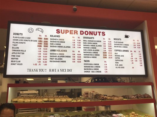 Menu photo 2 Super Donuts New Braunfels, TX Menu photo 2 Super Donuts New Braunfels, TX
