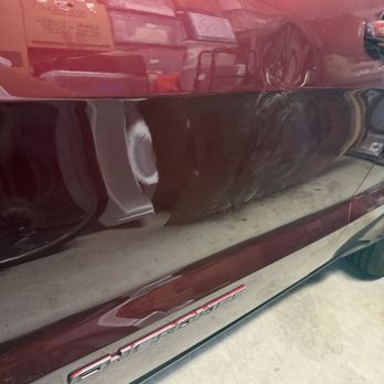JL Dent Removal - Dent before Jose worked his magic - Mobile Dent Repair Near Me