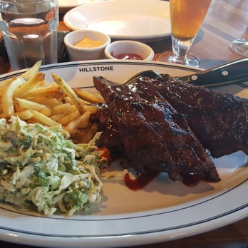 Hillstone - BBQ Pork Ribs w/ fries and coleslaw - New American Near Me - San Francisco, California Hillstone - BBQ Pork Ribs w/ fries and coleslaw - New American Near Me - San Francisco, California