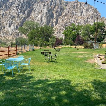 Coachwhip Cafe - The outdoors seating at Coachwhip Cafe. - Food Trucks Near Me - Coleville, California