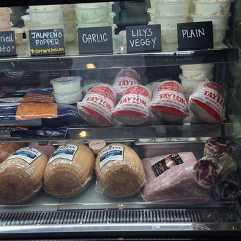 Tahoe Bagel - The variety of meats and schmears for the sandwiches and bagels. I believe the smears are made in the shop. - Bagels Near Me - Reno, Nevada