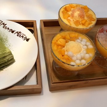 Mango Mango Dessert - Matcha crepe cake and mango desserts - Desserts Near Me - Chicago, Illinois Mango Mango Dessert - Matcha crepe cake and mango desserts - Desserts Near Me - Chicago, Illinois