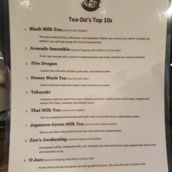 Tea-Do - Blurry pix top 10 - Bubble Tea Near Me - Annandale, Virginia
