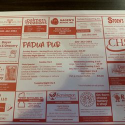 Padua Pub - Specials