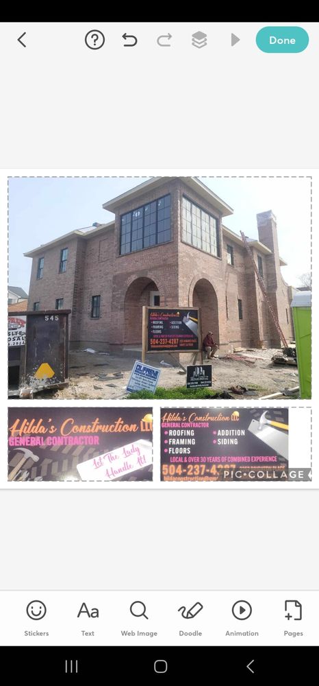 Slide of Hilda's Construction