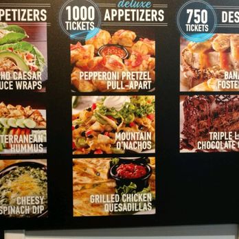 Dave & Buster's Irvine - Taste for Tickets as of Nov 2017 ... use tickets to get apps! Menu changes periodically - American Near Me - Irvine, California