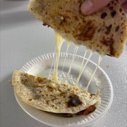 Tacos El Cositas - Beef cheek (cachete) Quesadilla
