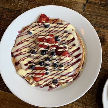 Seven Mile Cafe - Blueberry pancake... - Breakfast & Brunch Near Me - Denton, Texas