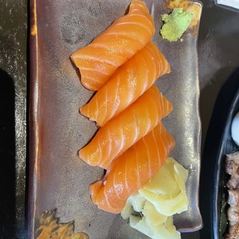 Ojiya - salmon nigiri (Bakkafrost Salmon Sashimi from Faroe Island) - Japanese Near Me - Torrance, California Ojiya - salmon nigiri (Bakkafrost Salmon Sashimi from Faroe Island) - Japanese Near Me - Torrance, California