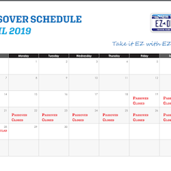 Ez Drive DMV Services - Passover schedule