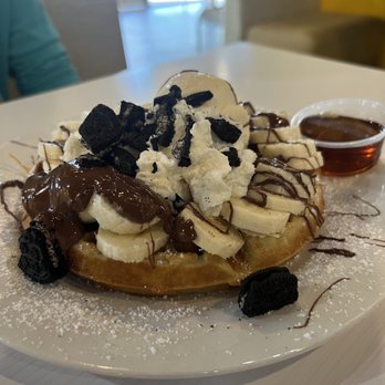 OUI Pancake N Eggs - Cookies n cream waffle - American Near Me - Temecula, California OUI Pancake N Eggs - Cookies n cream waffle - American Near Me - Temecula, California