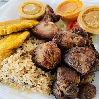 Alberte's Restaurant - a plate of meat and rice - Haitian Near Me - Lake Worth, Florida Alberte's Restaurant - a plate of meat and rice - Haitian Near Me - Lake Worth, Florida