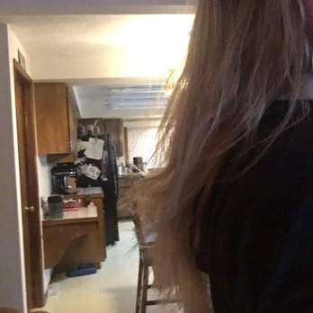 Oasis Hair - Hair literally cut at two different lengths from one end of my hair to the other. I came in with long hair on both sides of my head. - Hair Salons Near Me - Spokane, Washington Oasis Hair - Hair literally cut at two different lengths from one end of my hair to the other. I came in with long hair on both sides of my head. - Hair Salons Near Me - Spokane, Washington