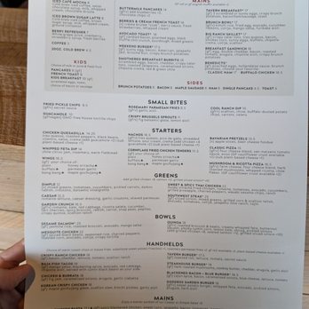 Tavern in the Square - New England yelpers don't post good menu photos, luckily I do - Sports Bars Near Me - Bedford, New Hampshire