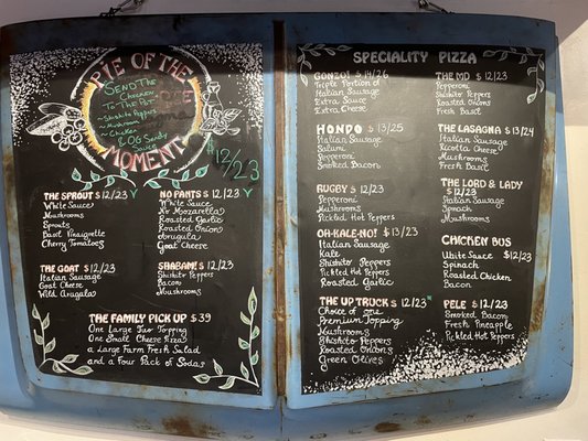 Menu photo 1 Pickup's Pizza Company Eagle, CO