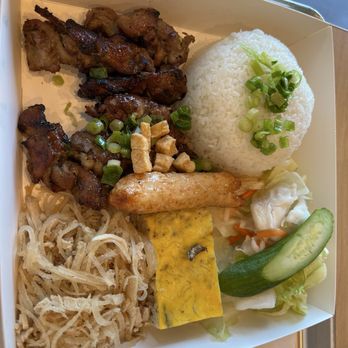 Com Tâm Bros - Big Bro Plate (Dĩa 4 Món) (4 Items) with bbq pork - Vietnamese Near Me - Hayward, California Com Tâm Bros - Big Bro Plate (Dĩa 4 Món) (4 Items) with bbq pork - Vietnamese Near Me - Hayward, California