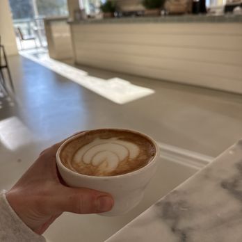 Cafe Olivia - Fig latte! (Homemade syrup) - Coffee & Tea Near Me - Dallas, Texas