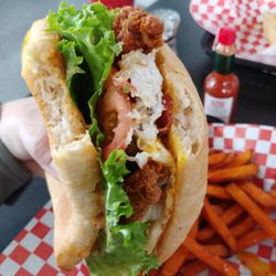 Dirty Burger Bar - Chicken and egg sandwich