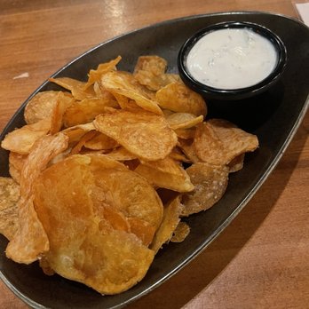 The Clarks Lodge - Chips and yogurt dill sauce - American Near Me - Clarksburg, Maryland