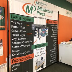 Minuteman Press - Wilmington - Step & Repeat Backdrop