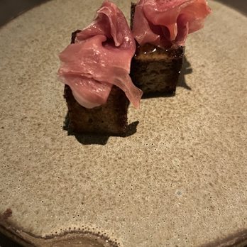 Sepia - Free tasting of toast and prosciutto. This dish just melt in your mouth - New American Near Me - Chicago, Illinois