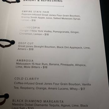 Great Jones Distilling - Menu Feb 2026 - Distilleries Near Me - New York, New York Great Jones Distilling - Menu Feb 2026 - Distilleries Near Me - New York, New York