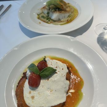 LUCA - Lunch special chicken parmigiana and the market fish (cod) both excellent - Italian Near Me - Stony Brook, New York