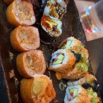 Blue Sushi Sake Grill - Spicy Kaluna Crunch, Cowgirl, & Unami Maki - Sushi Bars Near Me - Tempe, Arizona Blue Sushi Sake Grill - Spicy Kaluna Crunch, Cowgirl, & Unami Maki - Sushi Bars Near Me - Tempe, Arizona