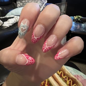 Expo Nails - Spidergwen nails for Halloween - Nail Salons Near Me - Cypress, California Expo Nails - Spidergwen nails for Halloween - Nail Salons Near Me - Cypress, California